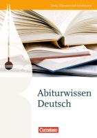 Texte, Themen und Strukturen: Abiturwissen Deutsch voorzijde