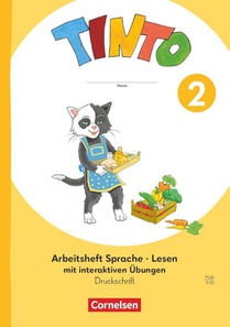 Tinto Sprachlesebuch 2. Schuljahr - Ausgabe 2026 - Arbeitsheft Sprache/Lesen mit interaktiven Übungen - In Druckschrift