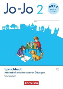 Jo-Jo Sprachbuch 2. Schuljahr - Allgemeine Ausgabe 2024 - Arbeitsheft mit interaktiven Übungen in Grundschrift