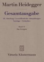 Gesamtausgabe 71. Das Ereignis voorzijde