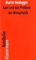 Kant und das Problem der Metaphysik voorzijde