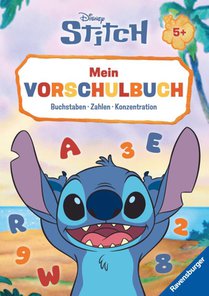 Disney Stitch - Mein Vorschulbuch: Buchstaben, Zahlen, Konzentration