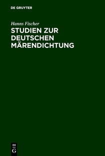Studien Zur Deutschen Marendichtung