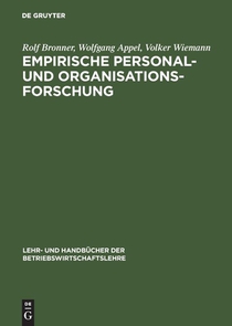 Empirische Personal- Und Organisationsforschung