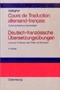 Cours de Traduction Allemand-Francais. Deutsch-Franzoesische UEbersetzungsubungen