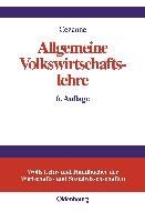 Allgemeine Volkswirtschaftslehre