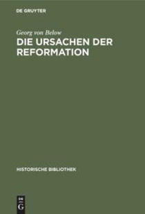 Die Ursachen Der Reformation