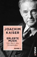 Erlebte Musik. Von Bach bis Strawinsky voorzijde