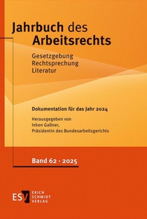 Jahrbuch des Arbeitsrechts. Gesetzgebung - Rechtsprechung - Literatur.... / Jahrbuch des Arbeitsrechts