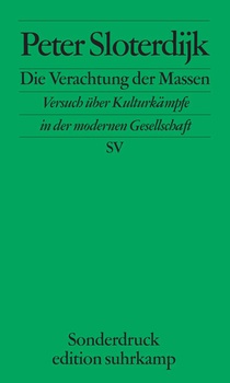 Die Verachtung der Massen voorzijde