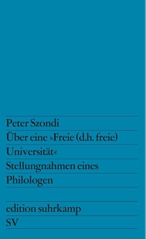 Über eine »Freie (d.h. freie) Universität«
