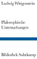 Philosophische Untersuchungen voorzijde