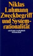 Zweckbegriff und Systemrationalität voorzijde