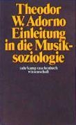 Einleitung in die Musiksoziologie