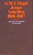 Jenaer Schriften 1801 - 1807 voorzijde