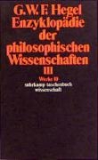 Enzyklopädie der philosophischen Wissenschaften III im Grundrisse 1830 voorzijde