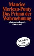 Das Primat der Wahrnehmung voorzijde