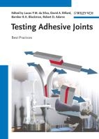 Testing Adhesive Joints voorzijde