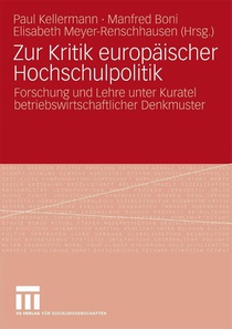 Zur Kritik Europaischer Hochschulpolitik voorzijde