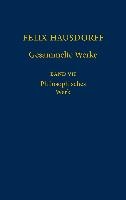 Felix Hausdorff - Gesammelte Werke Band VII