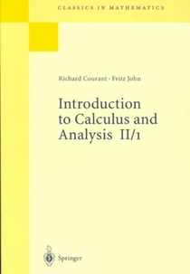 Introduction to Calculus and Analysis II/1 voorzijde