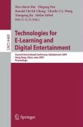 Technologies for E-Learning and Digital Entertainment