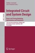 Integrated Circuit and System Design. Power and Timing Modeling, Optimization and Simulation