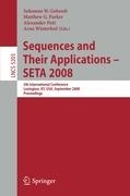 Sequences and Their Applications - SETA 2008 voorzijde