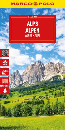 Alps Marco Polo Map