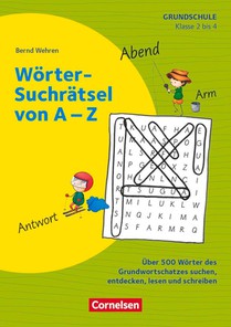 Klasse 2/3 - Wörter-Suchrätsel von A-Z voorzijde