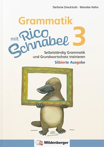 Grammatik mit Rico Schnabel, Klasse 3 - silbierte Ausgabe voorzijde