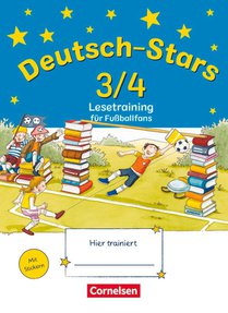 Deutsch-Stars 3./4. Schuljahr. Lesetraining für Fußballfans voorzijde