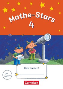 Mathe-Stars 4. Schuljahr. Übungsheft mit Lösungsheft voorzijde