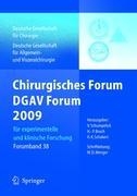 Chirurgisches Forum Und Dgav 2009
