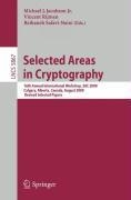 Selected Areas in Cryptography voorzijde