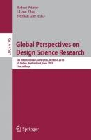 Global Perspectives on Design Science Research voorzijde