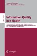Information Quality in e-Health voorzijde