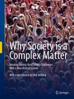 Why Society is a Complex Matter voorzijde