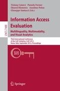 Information Access Evaluation. Multilinguality, Multimodality, and Visual Analytics voorzijde