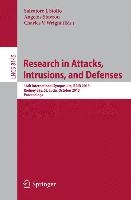 Research in Attacks, Intrusions, and Defenses voorzijde