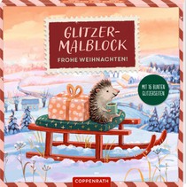 Glitzer-Malblock - Frohe Weihnachten!