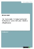 Die Problematik freiheitsentziehender Massnahmen nach 1906 Abs. 4 BGB in Pflegeheimen