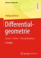 Differentialgeometrie voorzijde