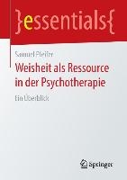 Weisheit als Ressource in der Psychotherapie voorzijde