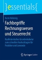 Fachbegriffe Rechnungswesen und Steuerrecht