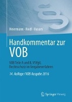 Handkommentar zur VOB voorzijde