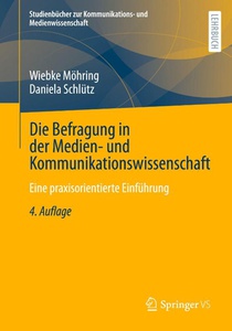 Die Befragung in der Medien- und Kommunikationswissenschaft