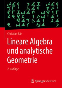 Lineare Algebra und analytische Geometrie