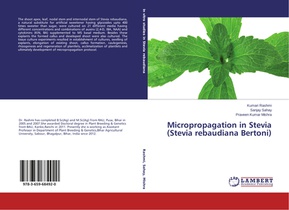 Micropropagation in Stevia (Stevia rebaudiana Bertoni)
