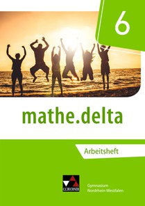 mathe.delta 6 Arbeitsheft Nordrhein-Westfalen voorzijde